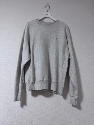 Champion 그레이 맨투맨 LARGE