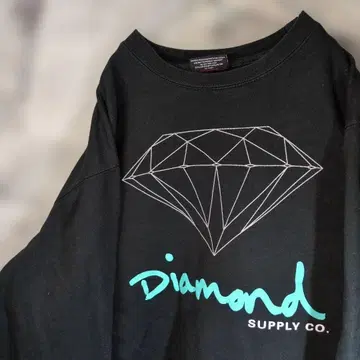 다이아몬드 서플라이 맨투맨 트레이닝복 블랙 L A28,2