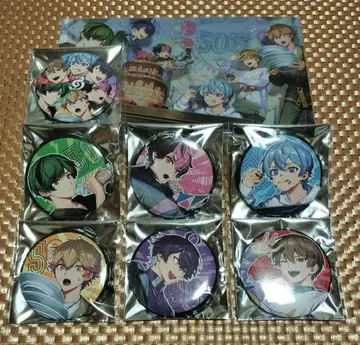 [ 익명 배송 ] 시쿠포니 50만 명 기념 아크릴 블록 캔뱃지 세트