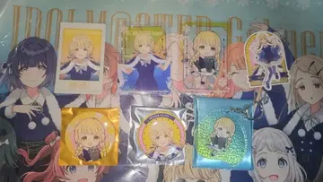 학마스 시파라 콜라보 후지타 코토네 랜덤 굿즈+사진풍 카드 세트