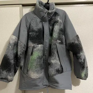 niko and - 플리스 자켓 그레이 블랙 패턴