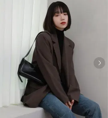 by muni:r 보이핏 오버핏 쓰리버튼 자켓