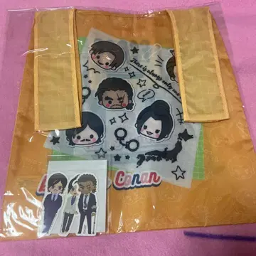 세가 럭키 쿠지 명탐정 코난 경찰편 나가노현경 에코백, 스티커 세트