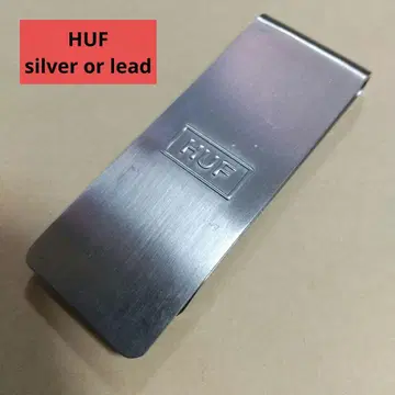 HUF silver or lead 머니클립 레어 물품 엣지 클립 하프