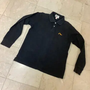 EVISU 피케 셔츠 42 블랙
