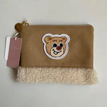 페이러 파우치*올드 테디 와펜 보아 파우치 [ 완판템 ] 미사용 새상품