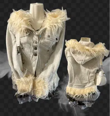 y2k 볼륨 퍼 헤이세이 갸루 후드티 헤이세이 여자아이 페어리 그런지