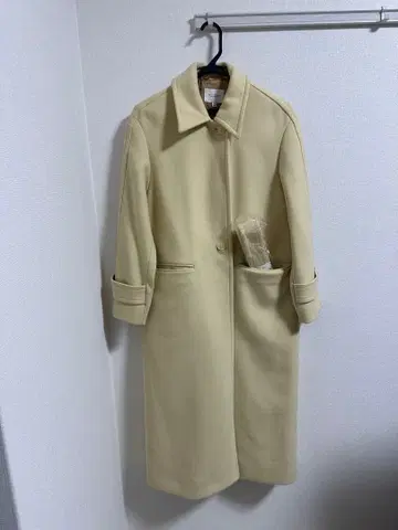 BEAUTY&YOUTH 크림색 롱 코트 S