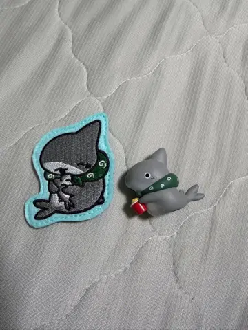 외출 아기상어 손가락 인형 와펜