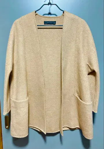 ZARA 노카라 코트 카멜 베이지