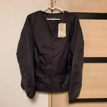 노카라 다운 자켓 XL 다크 브라운