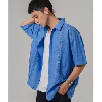 에디피스 india made 포플린 핀턱 셔츠 L 사이즈