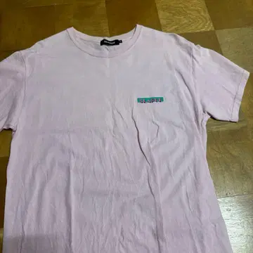 트로피컬 그래픽 T셔츠 핑크