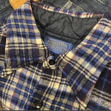 펜들턴 PENDLETON 70s 빈티지 울 셔츠 좋은 배색