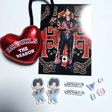 즉시 구매 가능 사와모토 나츠키 포토 카드 아크릴 부품 머리끈 세트