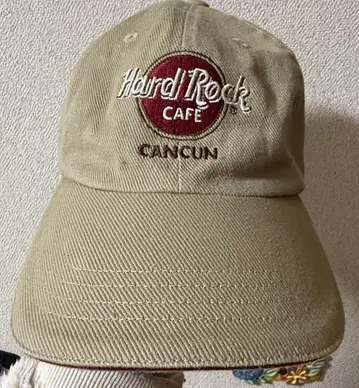 HardRockCafe 하드 록 카페 캡 CANCUN 베이지