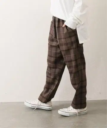 JOURNAL STANDARD LUXE 삭소니 체크 팬츠