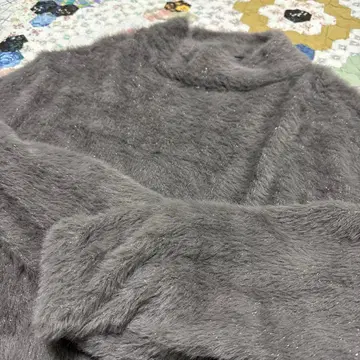 FrancFranc 프란프란 샤기 니트 반짝이는 롱 원피스