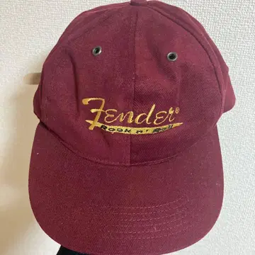 90s 펜더 Fender 빈티지 캡 모자 기타 기업 로고