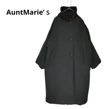 앤트마리스 충전솜 오버 사이즈 코트 [ F ] 블랙/롱/넉넉한/가을/겨울