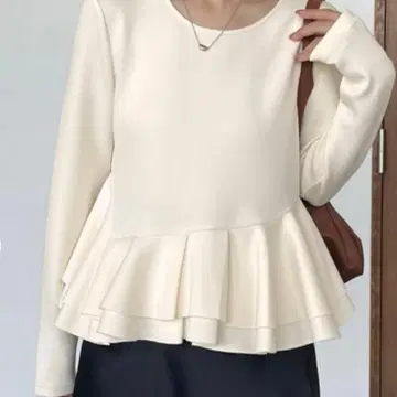 Louere 페플럼 디자인 컷 탑