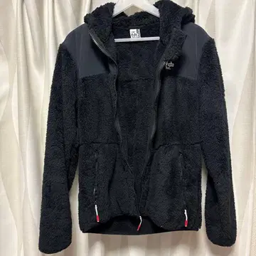 CHUMS 플리스 자켓 블랙 L