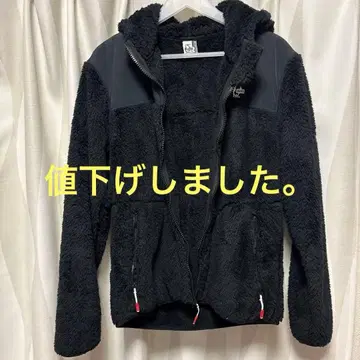 CHUMS 플리스 자켓 블랙 L