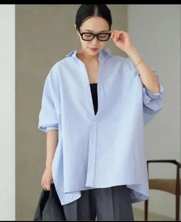 [ plage ] 판초 셔츠