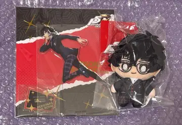 페르소나 5 주인공 아마미야 렌 봉제 인형 아크릴 스탠드