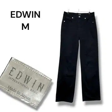 에드윈 ME425 데님 스트레이트 일본제 블랙 레어 레귤러
