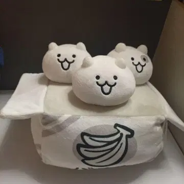 냥코 대전쟁 BIG 봉제 인형 고양이 상자