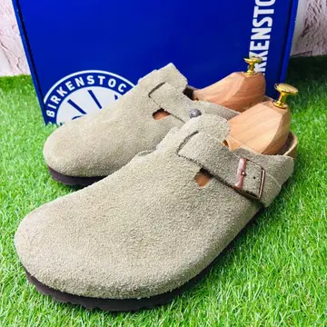 [컨디션 최상] BIRKENSTOCK 보스턴 천연 가죽 통굽 26