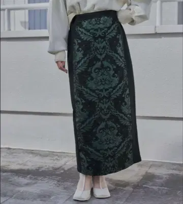 HARE 고블랑 절개 스커트(그린)