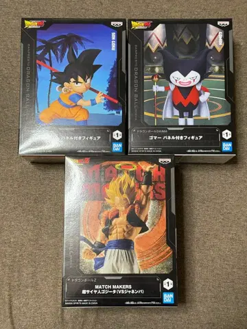 드래곤볼 피규어 세트 손오공 고마 초사이어인 오지터