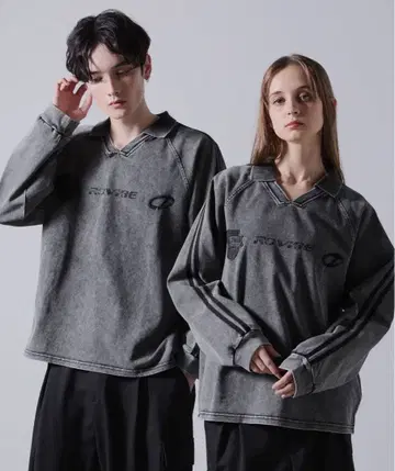 CLEL 헤비웨이트 빈티지 디자인 게임T셔츠(긴팔T)