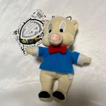 새상품 단종 루니툰 마스코트 볼체인 포키피그