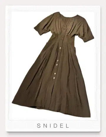 SNIDEL 스나이델 전후 2way 롱 원피스