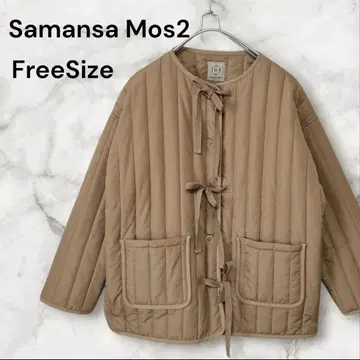 사만사 모스모스 충전솜 퀼팅 자켓