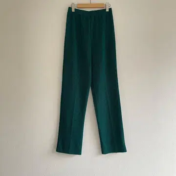 boudoir 그린 블랙 헤링본 팬츠 vintage