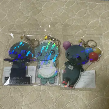 교육 방송 호메호메 카페 BIG 아크릴 키링 마스코트 새상품 3개