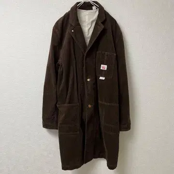Round House 코듀로이 롱 워크 코트 브라운 남성용 42