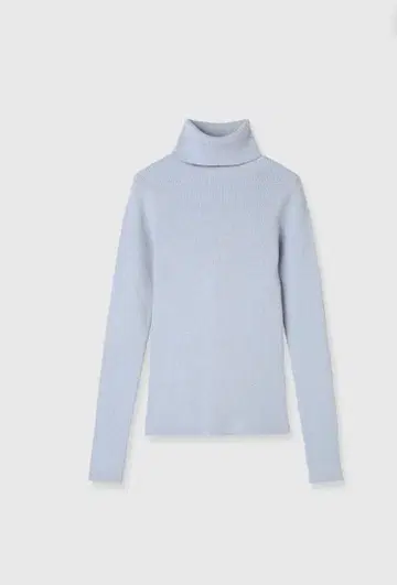 아뉴앙스 캐시미어 블렌드 핏 리브 니트 풀오버 색스