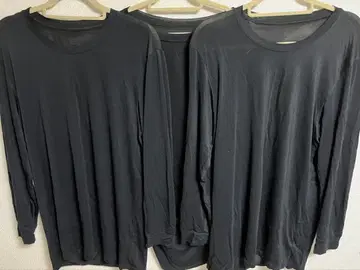 HEATTECH 블랙 L 사이즈 3점 묶음 판매