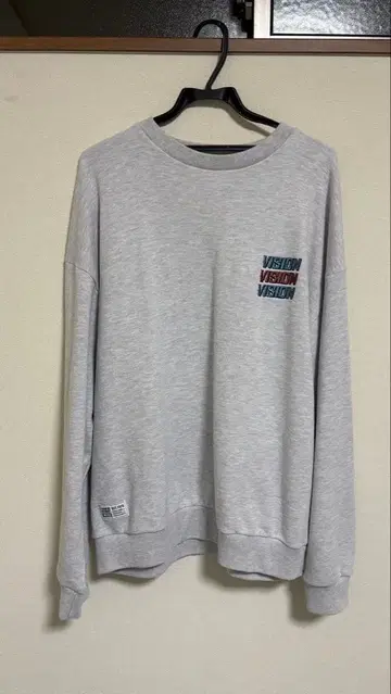 VISION STREET WEAR 그레이 맨투맨