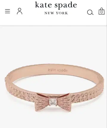 케이트 스페이드 랩 인 어 보우 힌지드 뱅글