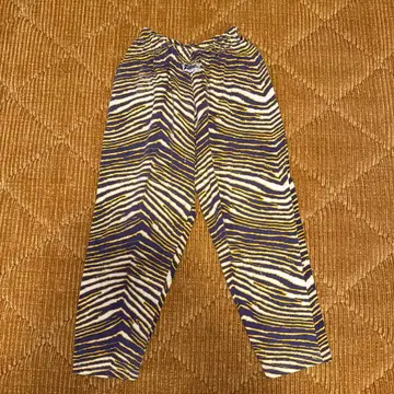 90s 빈티지 ZUBAZ 즈바즈 이지 팬츠 올 패턴 제브라 SMALL