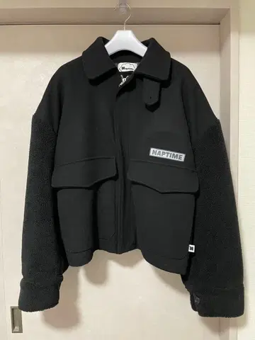 Naptime 보아 자켓 블랙 Nissy