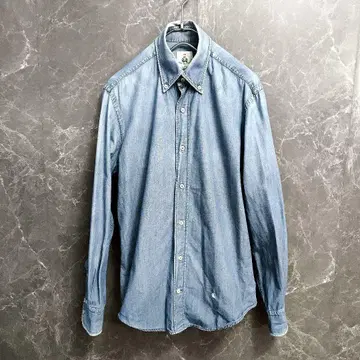 GUY ROVER PER SHIPS 별주 버튼 다운 데님 셔츠