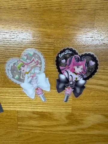 너와 아이돌 프리큐어 극장 입장 특전 부채형 클리어 카드