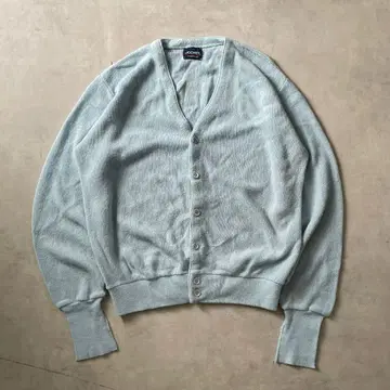 70s JOCKEY 아크릴 가디건 라이트 블루